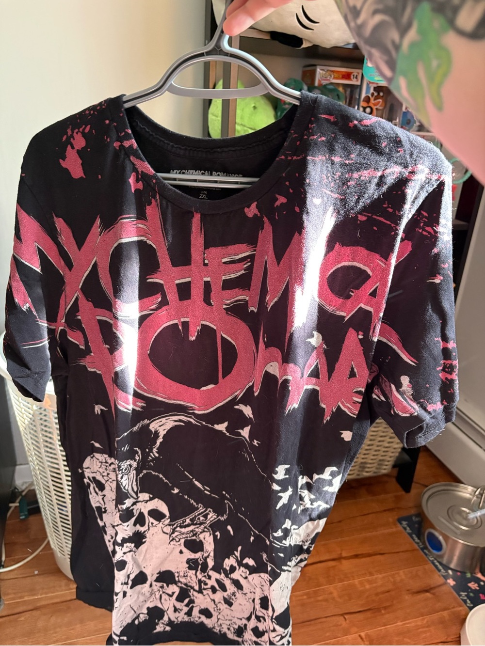 My Chemical Romance Black & Red Graphic Short Sleeve Tee